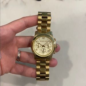 Gold Michael Kors watch